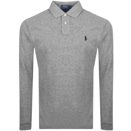 Ralph Lauren Long Sleeve Polo T Shirt Grey Mainline Menswear Denmark